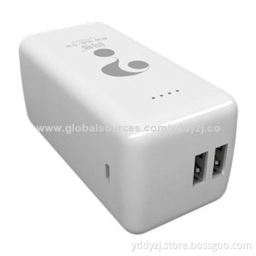 New power bank with dual outputs, 10,400mAh capacity